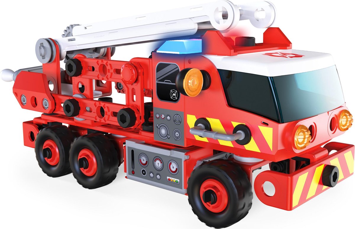 Meccano bouwpakket Fire Truck 8 x 35 x 20 cm rood 154 delig