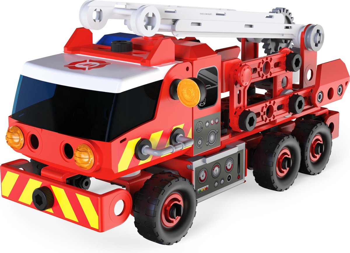 Meccano bouwpakket Fire Truck 8 x 35 x 20 cm rood 154 delig