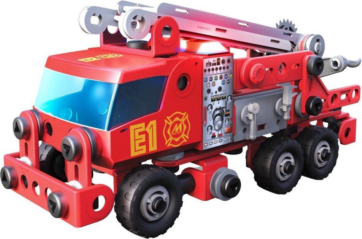 Meccano bouwpakket Fire Truck 8 x 35 x 20 cm rood 154 delig