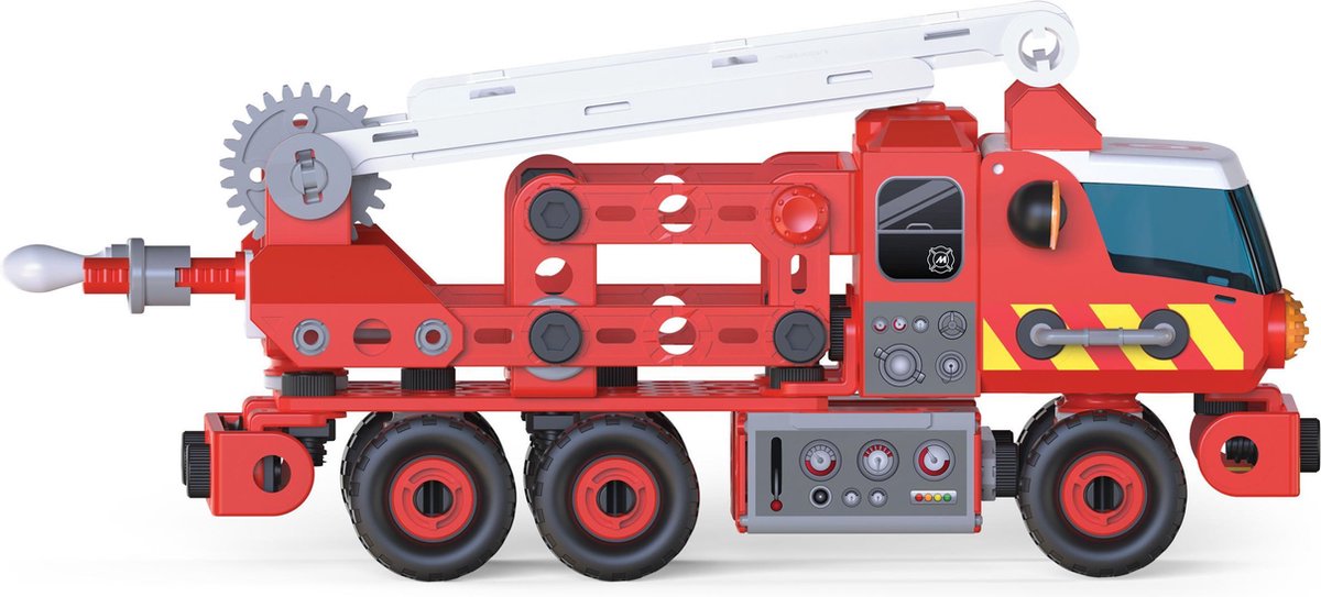 Meccano bouwpakket Fire Truck 8 x 35 x 20 cm rood 154 delig