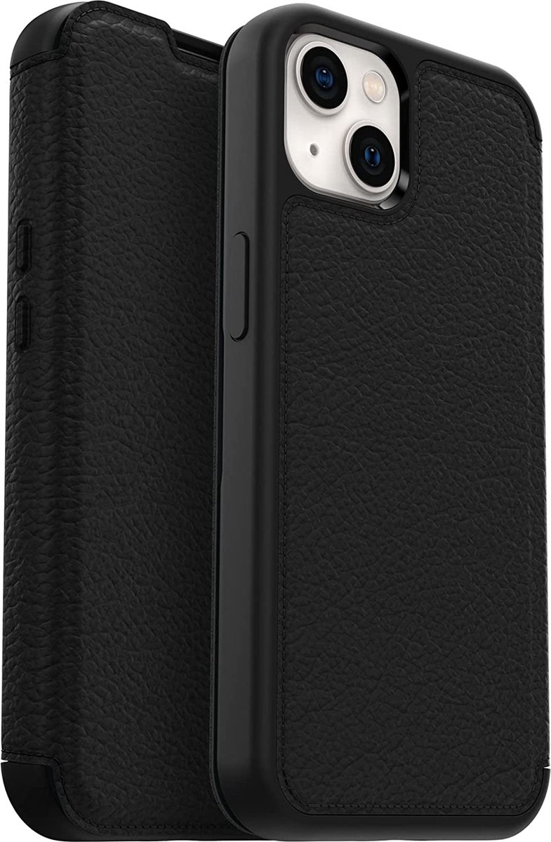 Otterbox Strada Apple iPhone 13 Book Case Leer - Zwart