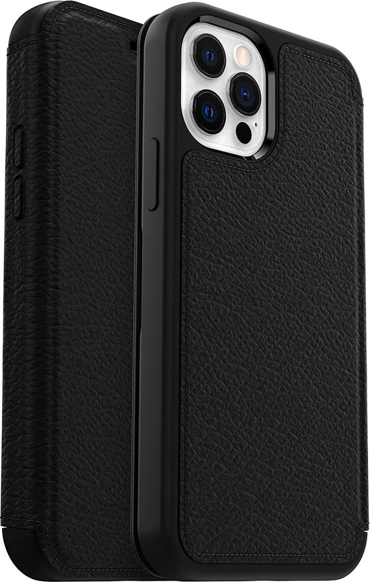 Otterbox Strada Apple iPhone 13 Pro Book Case Leer - Zwart