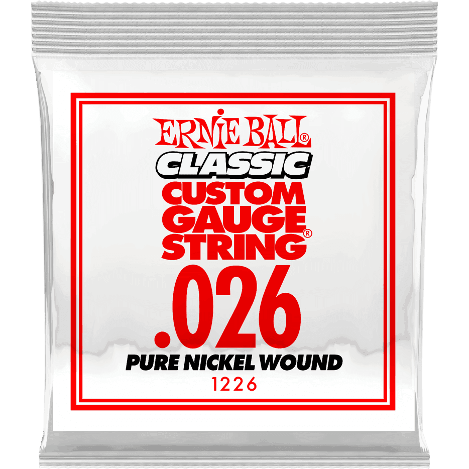 Ernie Ball 1226 .026 Classic Pure Nickel Wound losse snaar voor elektrische gitaar