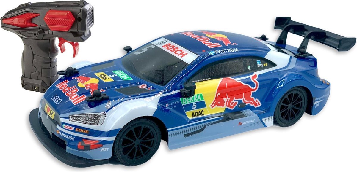 GEAR2PLAY miniatuurauto Red Bull Audi RS5 1:24 2 delig - Blauw