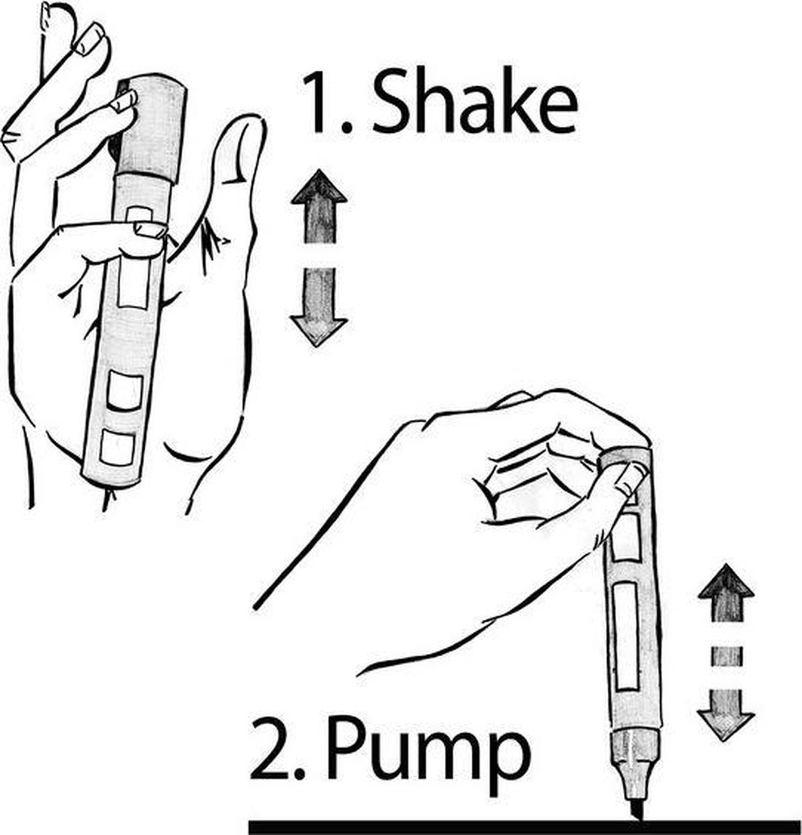 Sigel krijtstiften 1 2 mm afwasbaar 2 stuks - Wit