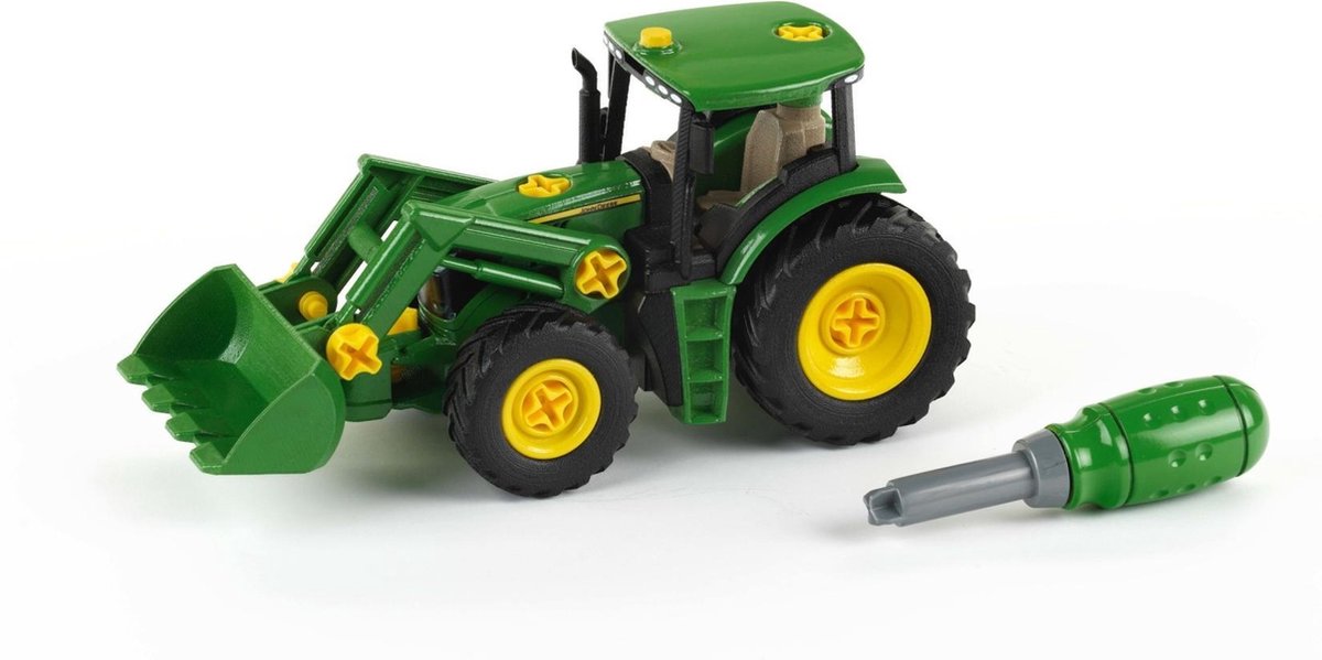 Schleich John Deere tractor 14 cm - Groen