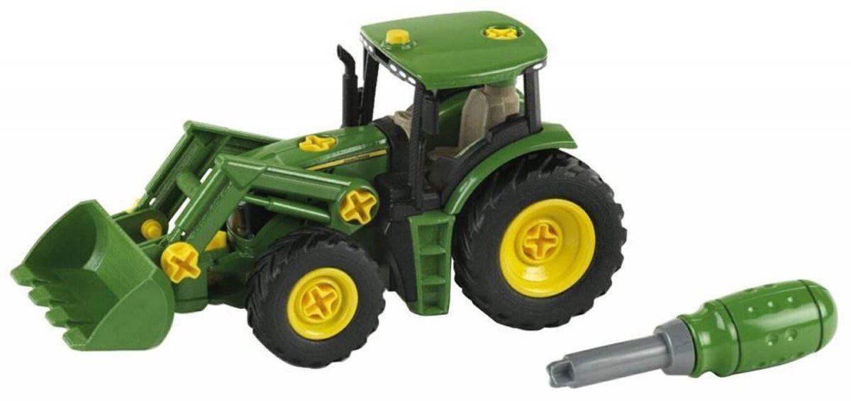 Schleich John Deere tractor 14 cm - Groen