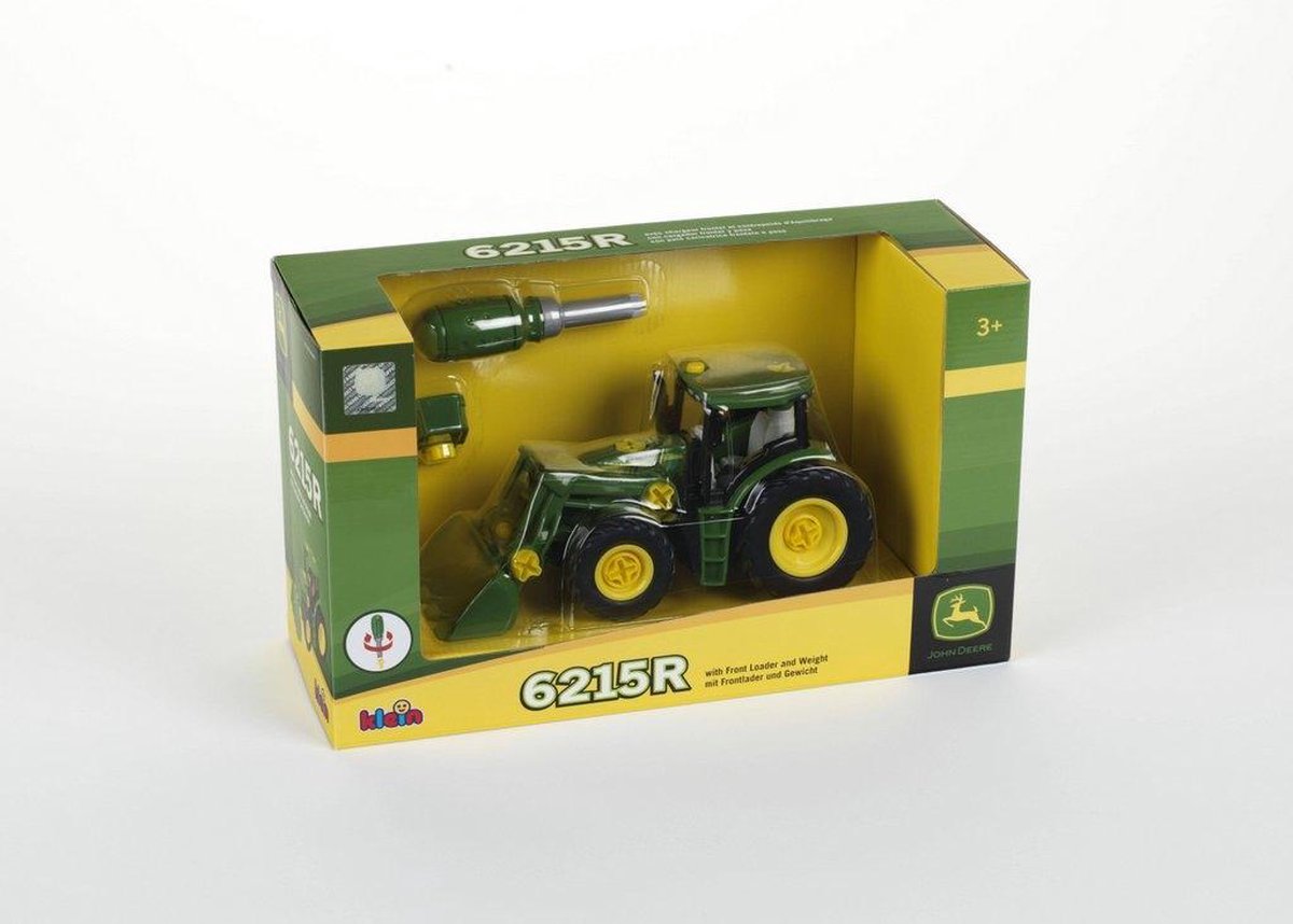 Schleich John Deere tractor 14 cm - Groen