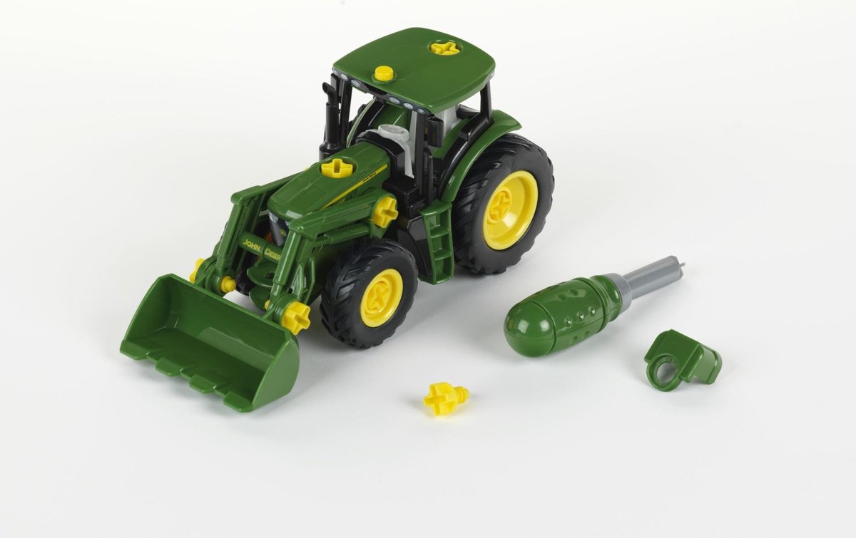 Schleich John Deere tractor 14 cm - Groen