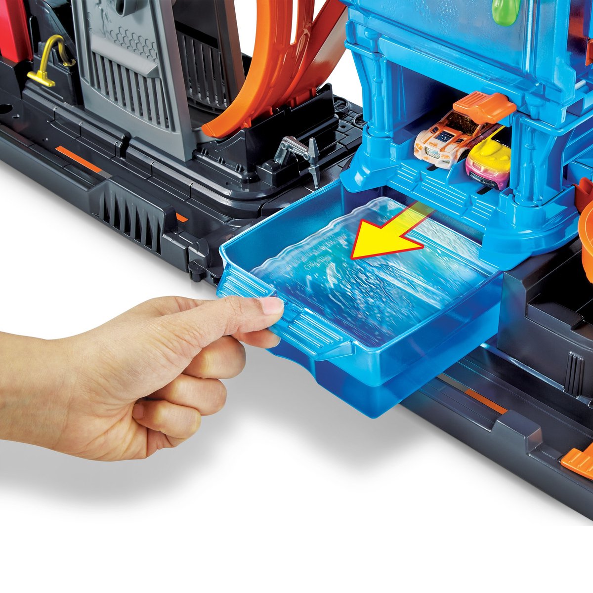 Mattel Hot Wheels autowasserette junior 30 cm 2 delig