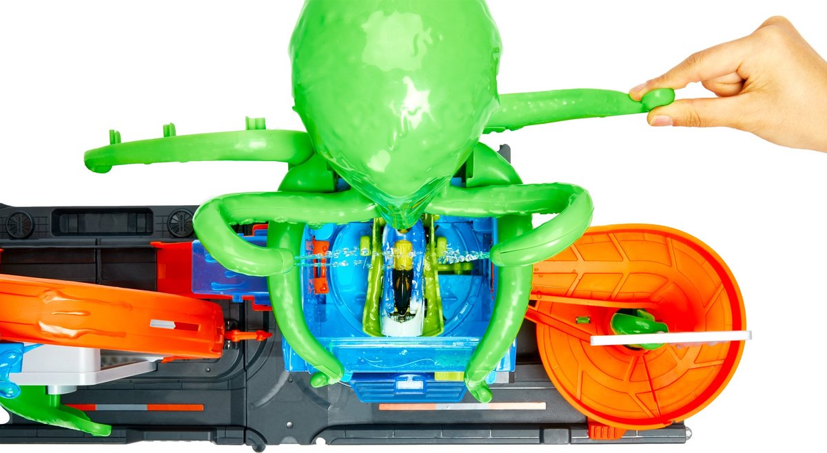 Mattel Hot Wheels autowasserette junior 30 cm 2 delig