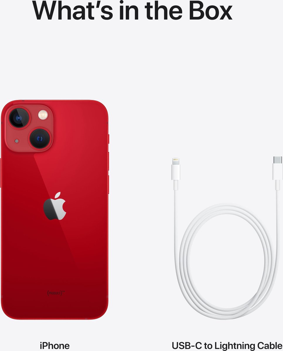 Apple iPhone 13 mini 256GB RED - Rood