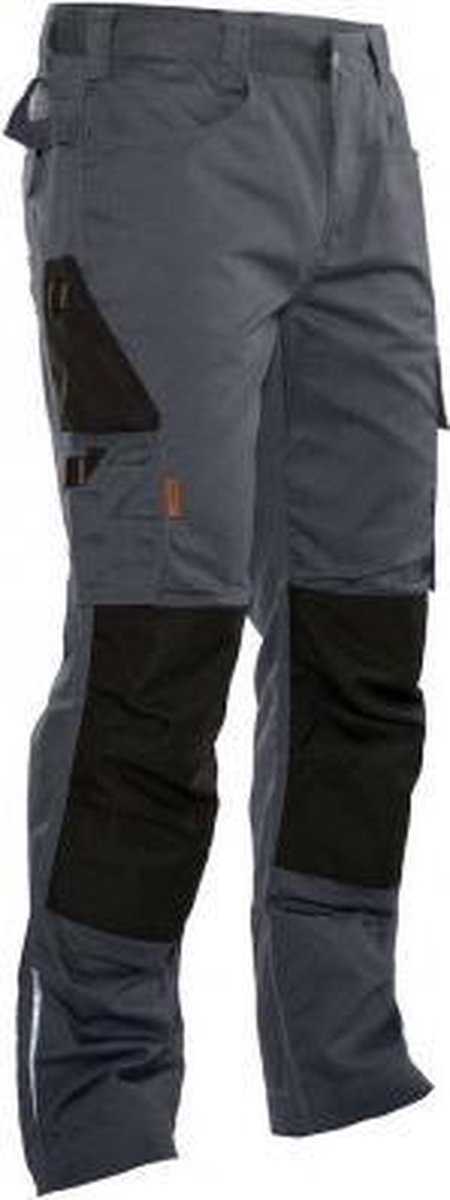 Jobman 2321 Service Trousers Werkbroek - Maat 56 - Grijs/ - Zwart
