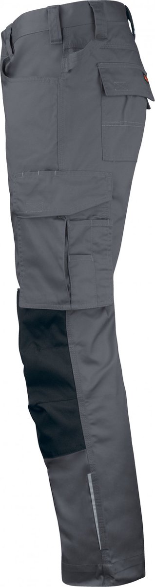 Jobman 2321 Service Trousers Werkbroek - Maat 48 - Grijs/ - Zwart