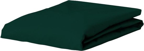 Essenza Katoensatijn Hoeslaken 180 x 200 cm - Groen