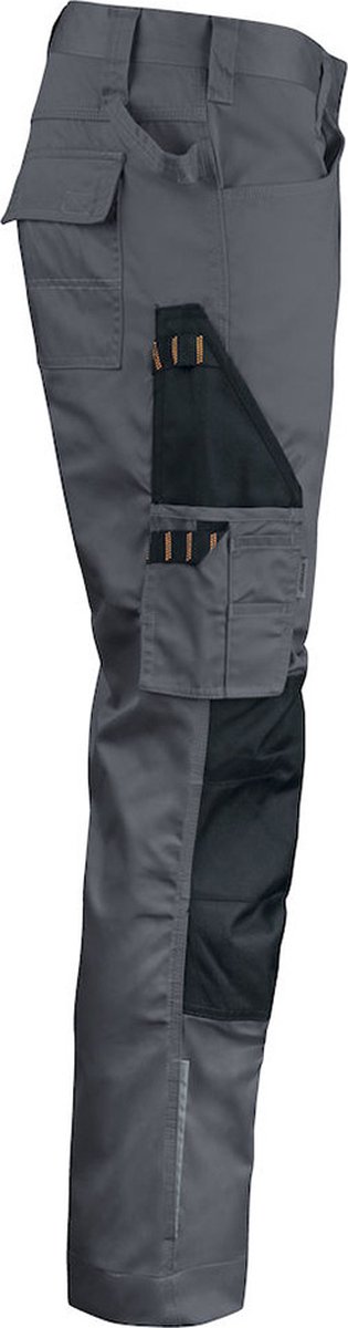 Jobman 2321 Service Trousers Werkbroek - Maat 46 - Grijs/ - Zwart