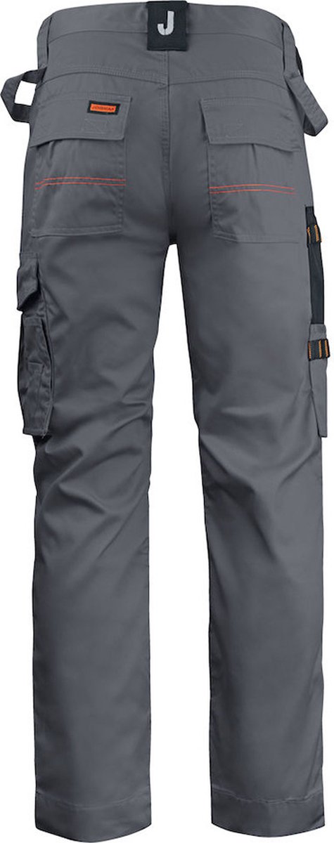 Jobman 2321 Service Trousers Werkbroek - Maat 46 - Grijs/ - Zwart