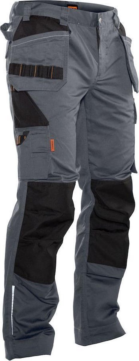 Jobman 2322 Trousers Holsterpockets Werkbroek - Maat 44 - Grijs/ - Zwart