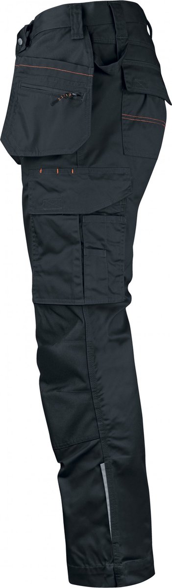 Jobman 2322 Trousers Holsterpockets Werkbroek - Maat 52 - - Zwart