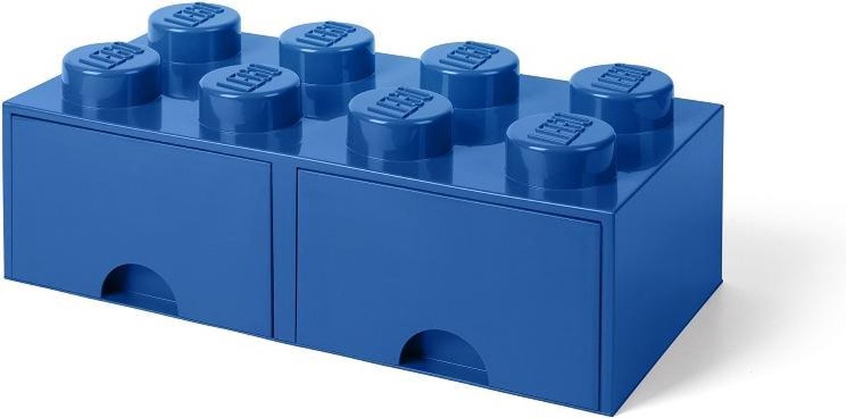 Lego ® Brick 8 Opberglade - Blauw