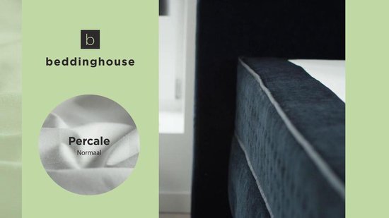 Beddinghouse Perkal Hoeslaken 140 x 220 cm - Wit