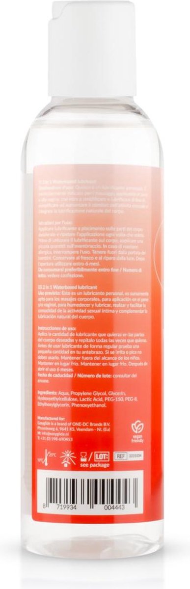 EasyGlide - 2 in 1 Massage Glijmiddel Op Waterbasis - 150 ml
