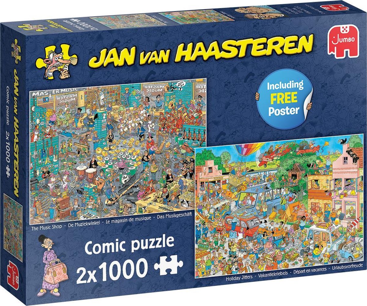 Jumbo Puz Jan Van Haasteren Plaat Okt 2x 1000 Stukjes