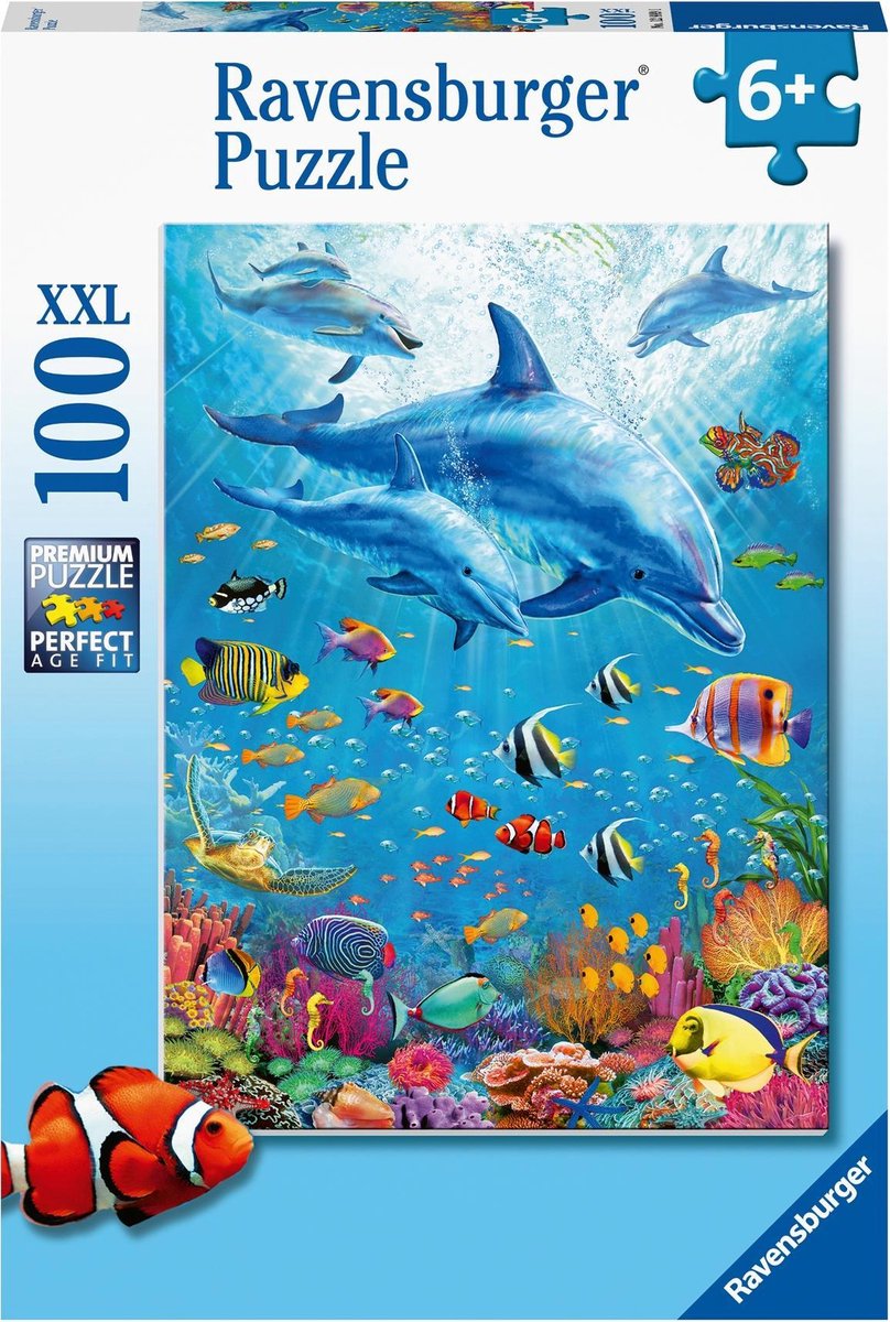 Ravensburger Puzzel Bijeenkomst Dolfijnen 100XXL