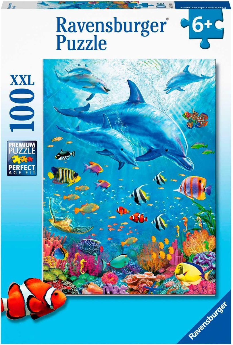 Ravensburger Puzzel Bijeenkomst Dolfijnen 100XXL