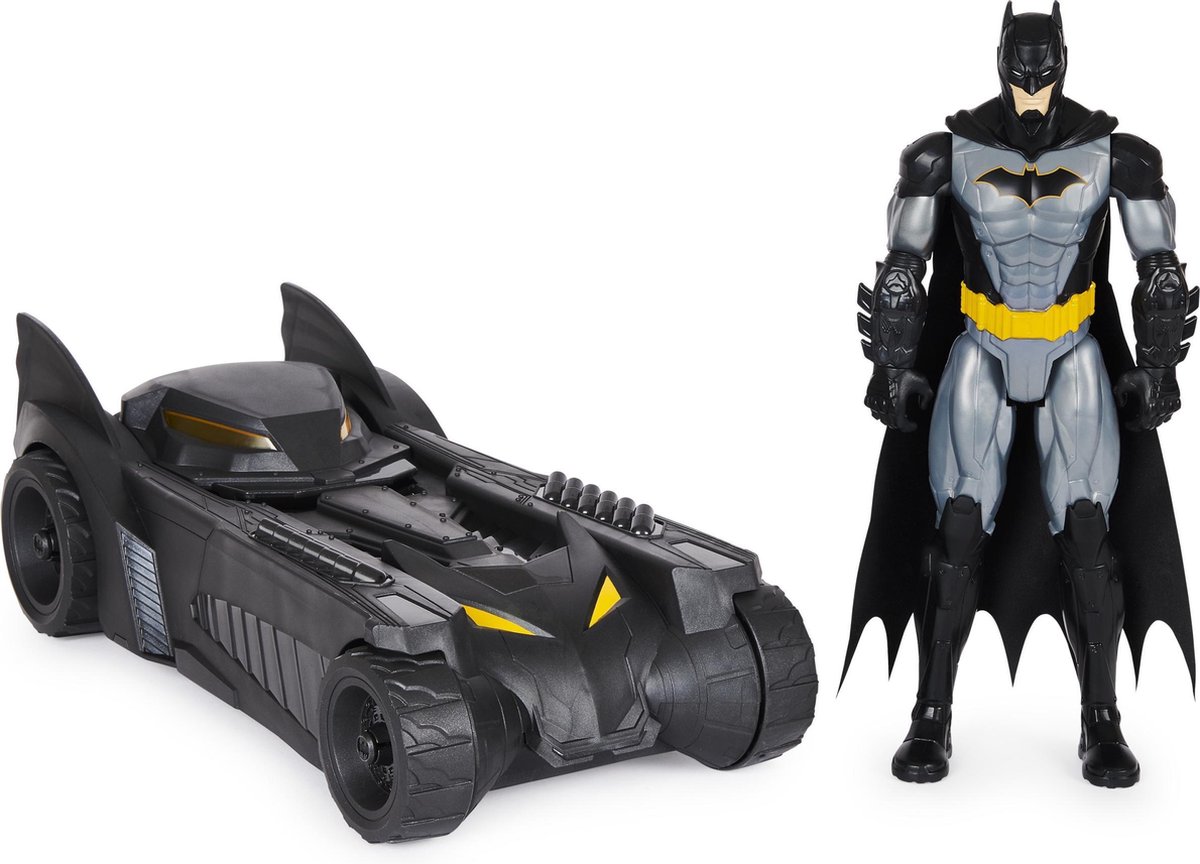 DC Comics batmobile Batman junior 30 cm zwart 2 delig