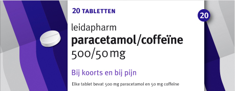 Healthypharm Paracetamol Coffeine 500/50mg