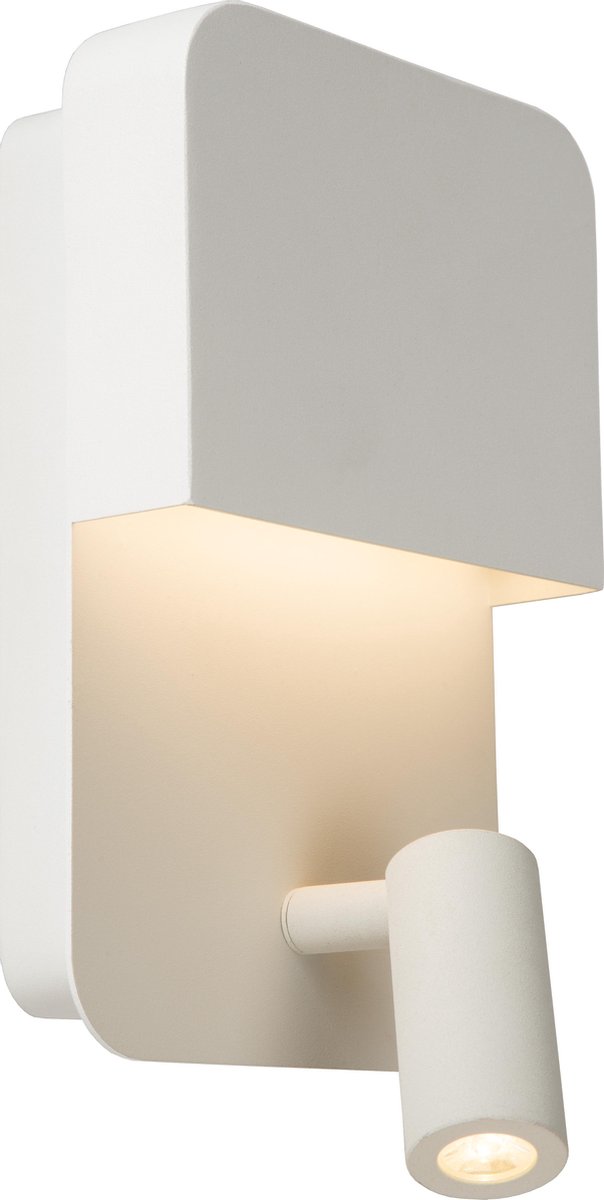 Lucide Boxer Wandlamp - Wit