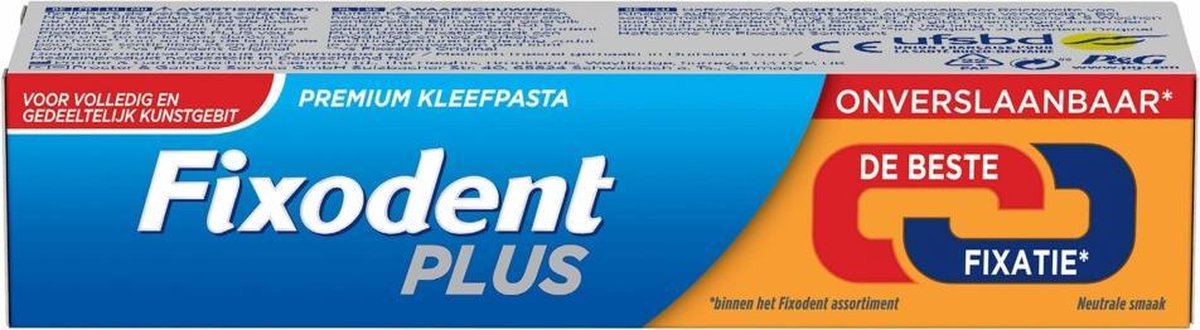 Fixodent Kleefpasta Plus Dual 40gram