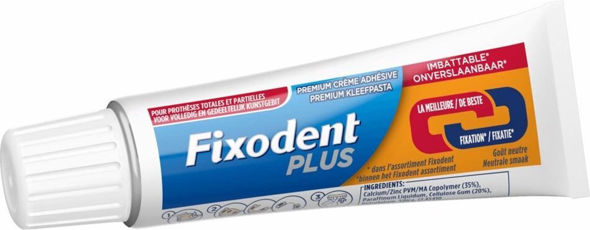 Fixodent Kleefpasta Plus Dual 40gram