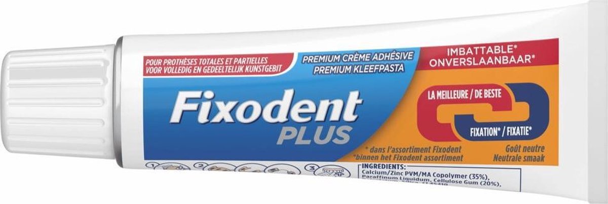 Fixodent Kleefpasta Plus Dual 40gram
