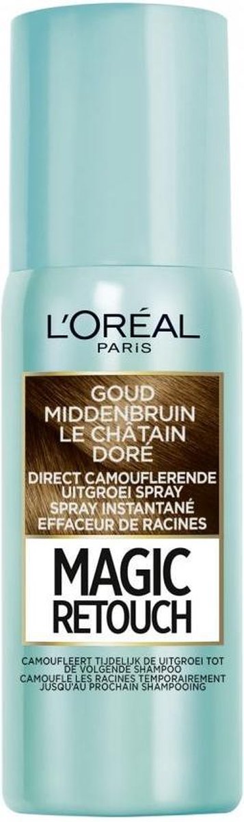 L'Oreal Paris Magic Retouch Nr. 10 Midden 75ml - Bruin