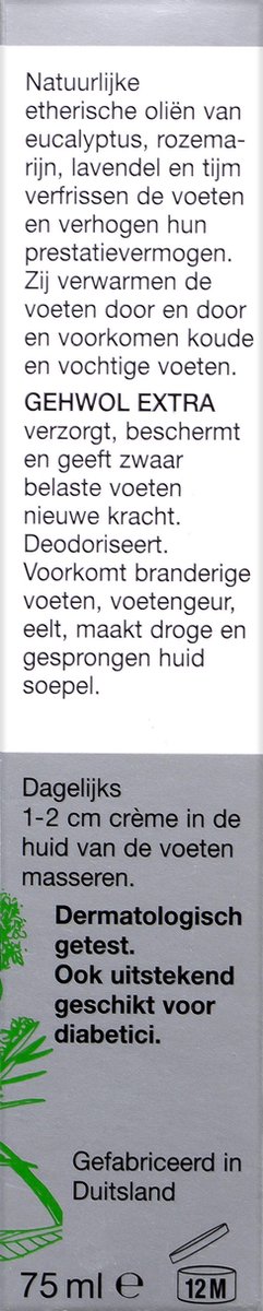 Gehwol Voetcreme Extra Bestekoop 75ml