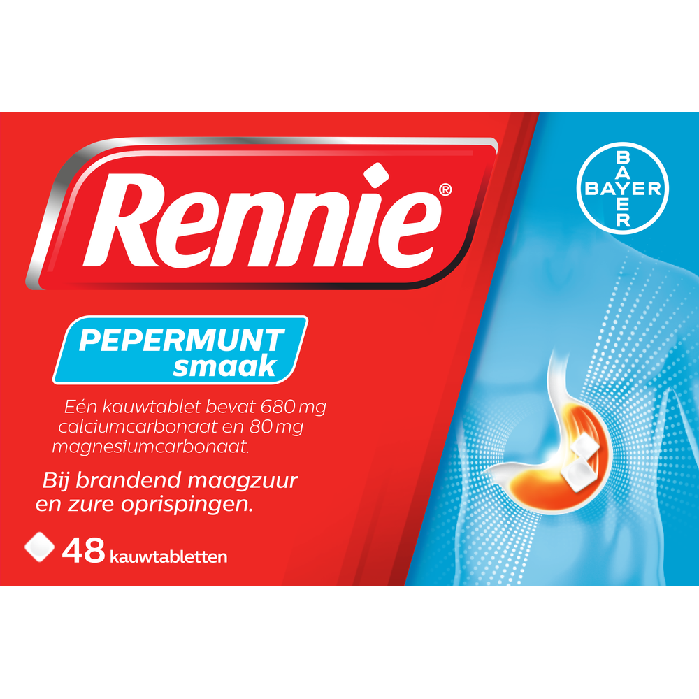 Rennie Kauwtabletten Pepermunt