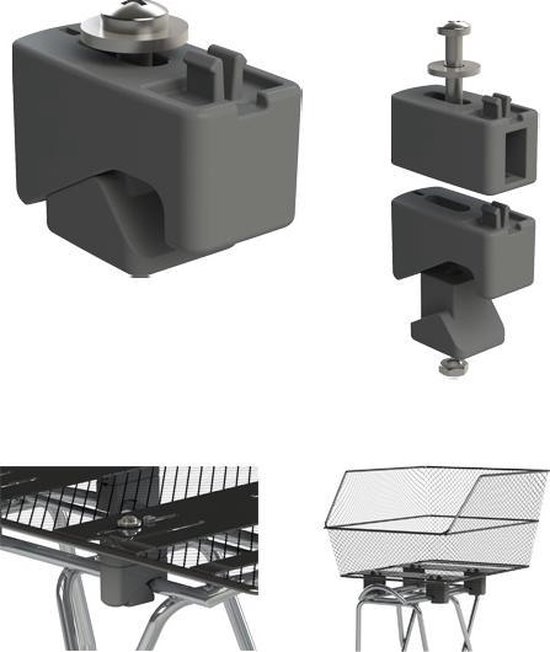 Basil Fietsmand Icon Achter 27 Liter - Zwart