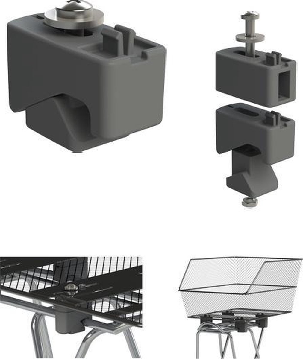 Basil Fietsmand Icon Achter 27 Liter - Zwart