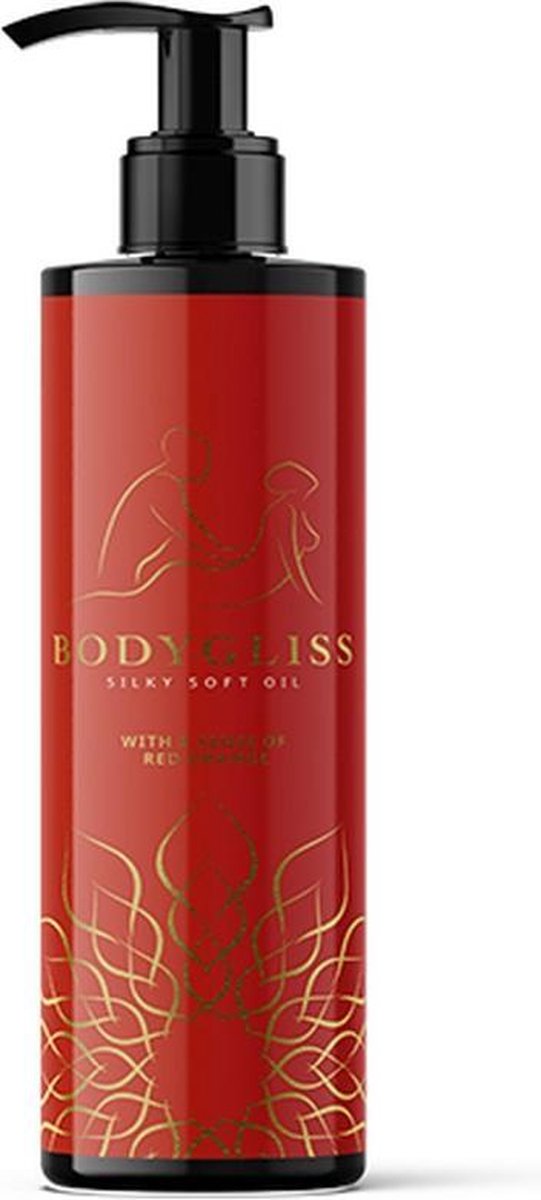 Bodygliss Massage Collection - Silky Soft - Red Orange - Oranje