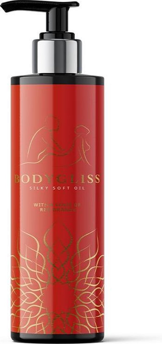 Bodygliss Massage Collection - Silky Soft - Red Orange - Oranje
