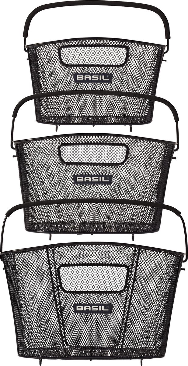 Basil Fietsmand Bold Achter 40 Liter - Zwart