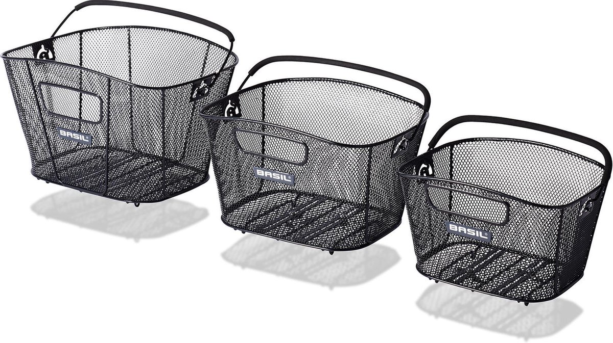 Basil Fietsmand Bold Achter 40 Liter - Zwart