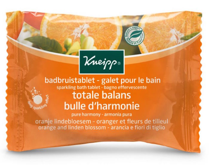 Kneipp Badbruistablet Lindebloesem 80gram - Oranje