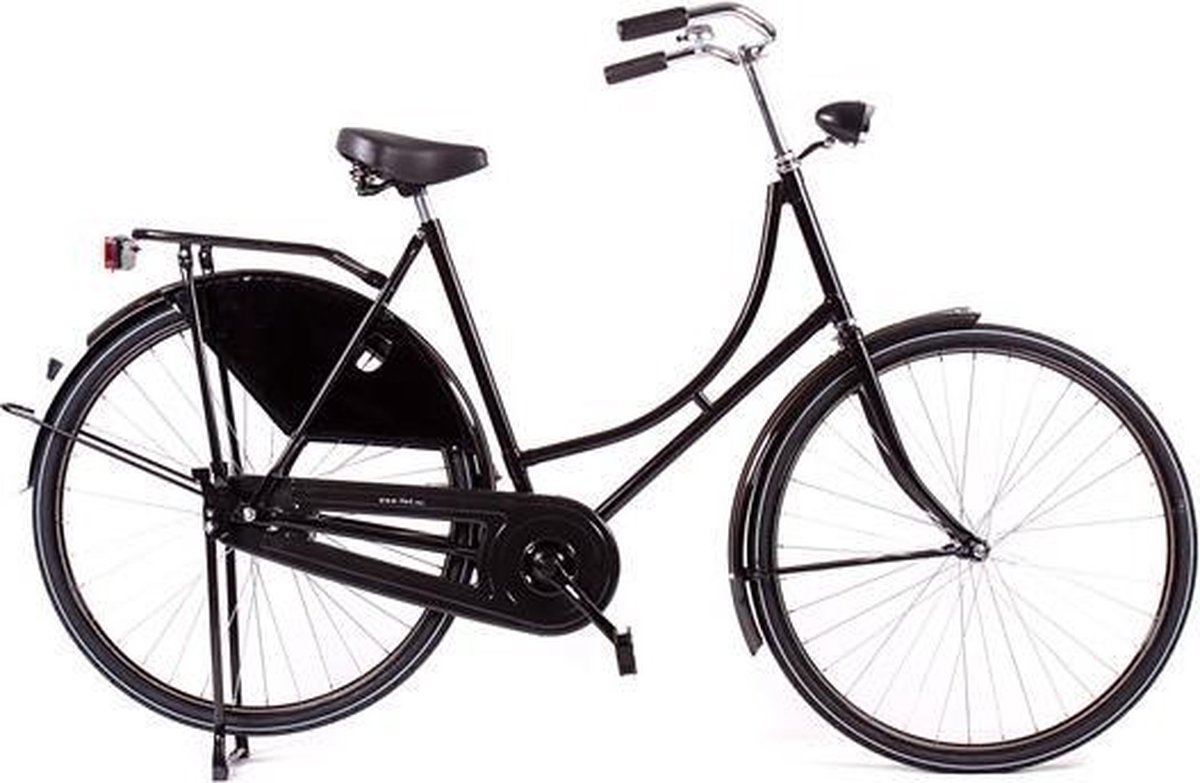 Avalon Omafiets Export 28 Inch 50 Cm Dames Terugtraprem - Zwart