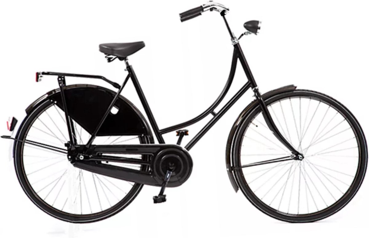 Avalon Omafiets Export 28 Inch 50 Cm Dames Terugtraprem - Zwart