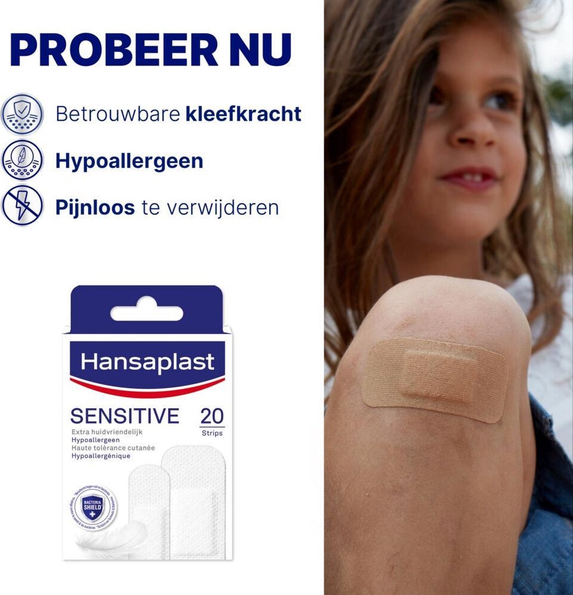 Hansaplast Extra Huidvriendelijk Sensitive Pleisters