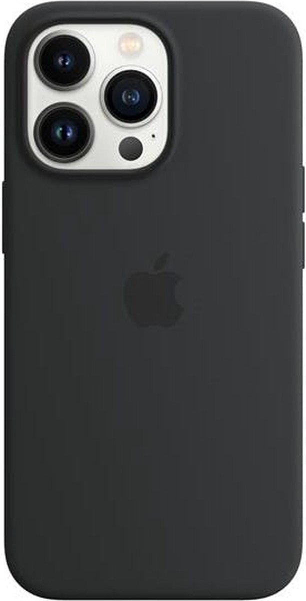 Apple iPhone 13 Pro Back Cover met MagSafe Middernacht - Zwart