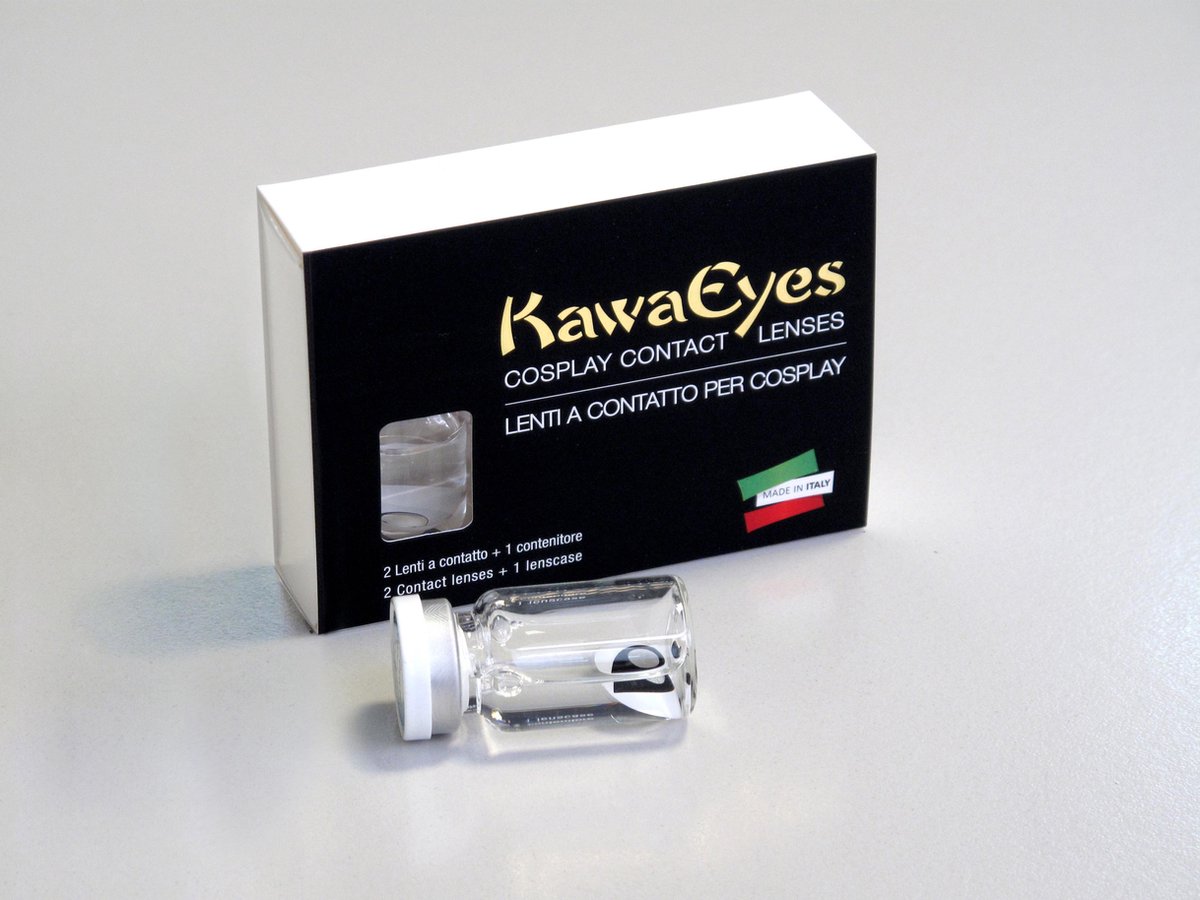 Kawaeyes Crazy Kleurlenzen Demon White